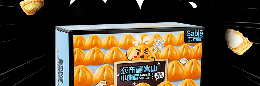 莎布蕾 火山曲奇 蛋奶椰蓉味 100g