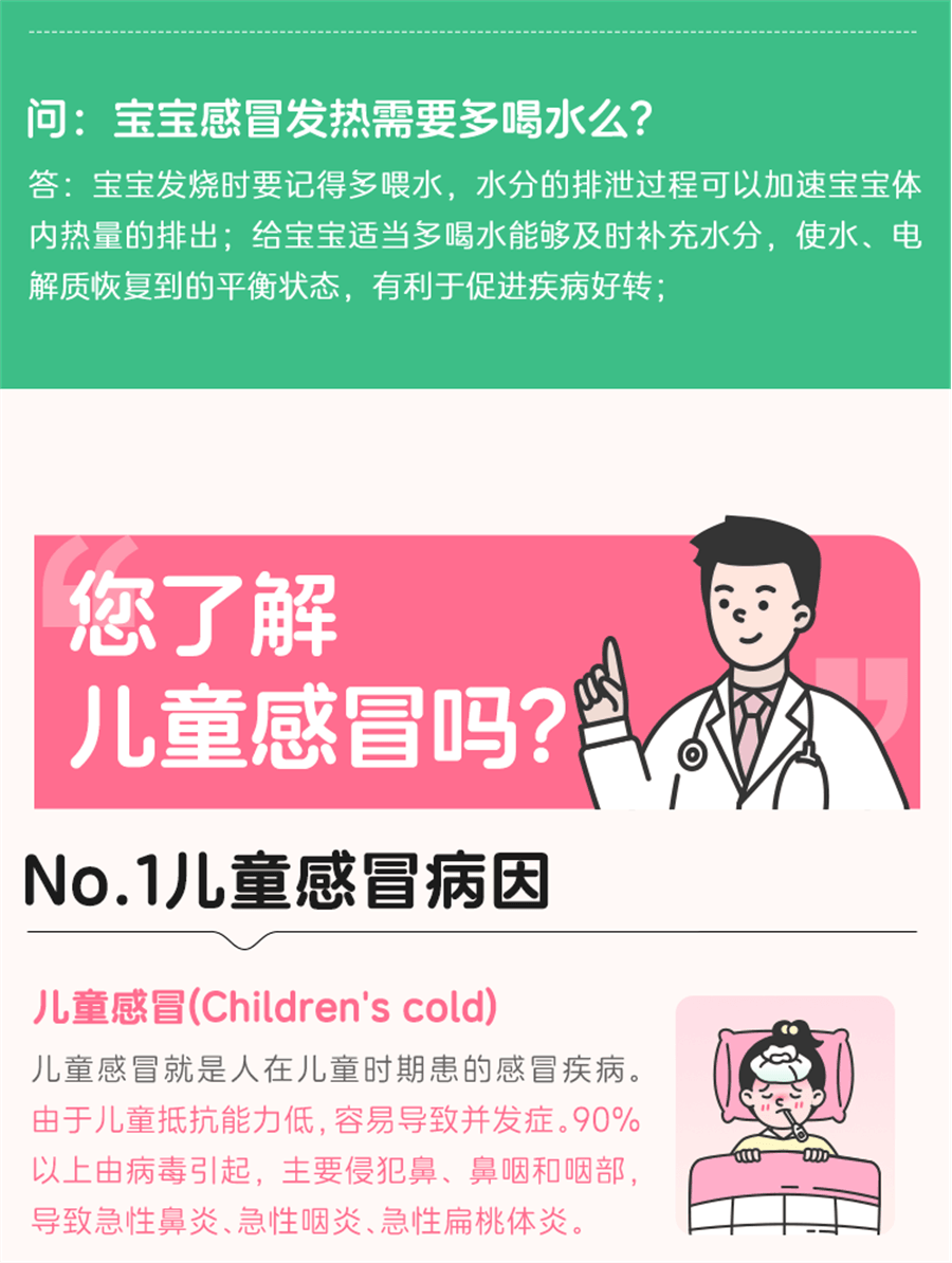 【中國直郵】 同貝 小兒豉翹清熱顆粒 感冒發燒 2g*6袋/盒