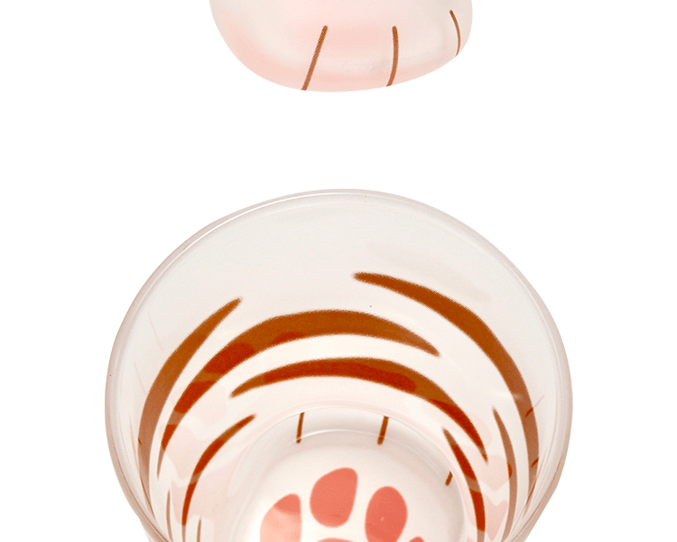 ISHIZUKA GLASS 石塚硝子||ADERIA coconeco創意貓爪玻璃杯子||虎貓 230ml