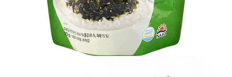 韓國 DAE RI 烤鹽紫菜 70g