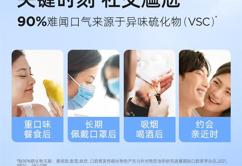 【中國直郵】 BOP Oral Care 口噴口氣清新劑清新口臭口腔清新噴霧男女生口腔噴霧接吻神器 青提茉莉 20ml