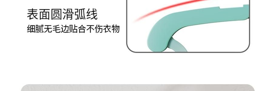 兒童專用衣架 附褲夾多功能晾衣架 寶寶衣物掛架 5只裝 檸檬黃