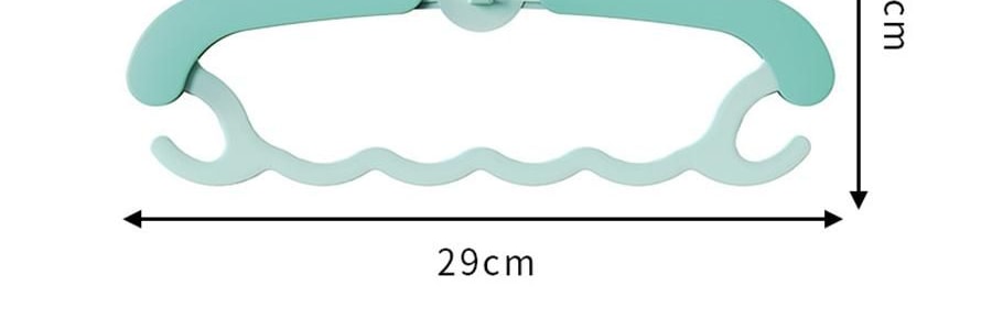 兒童專用衣架 附褲夾多功能晾衣架 寶寶衣物掛架 5只裝 檸檬黃