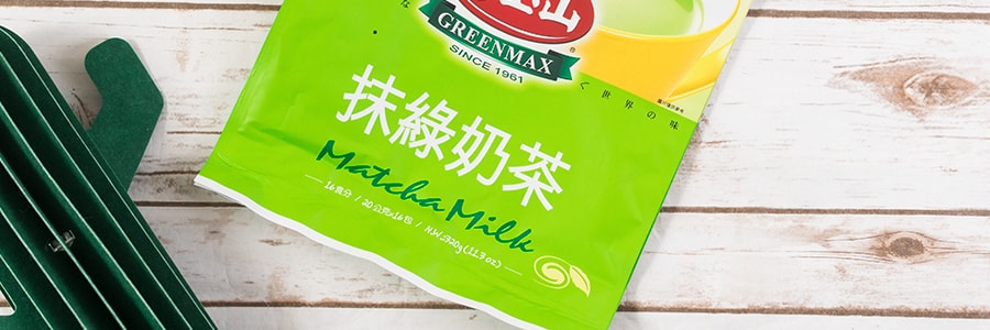 台湾马玉山 抹绿奶茶 16包入 320g