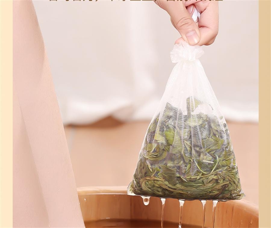 【中國直郵】 蘄大媽 三年陳艾草 泡腳藥包坐月子去濕氣寶寶兒童產婦足浴包500g/袋