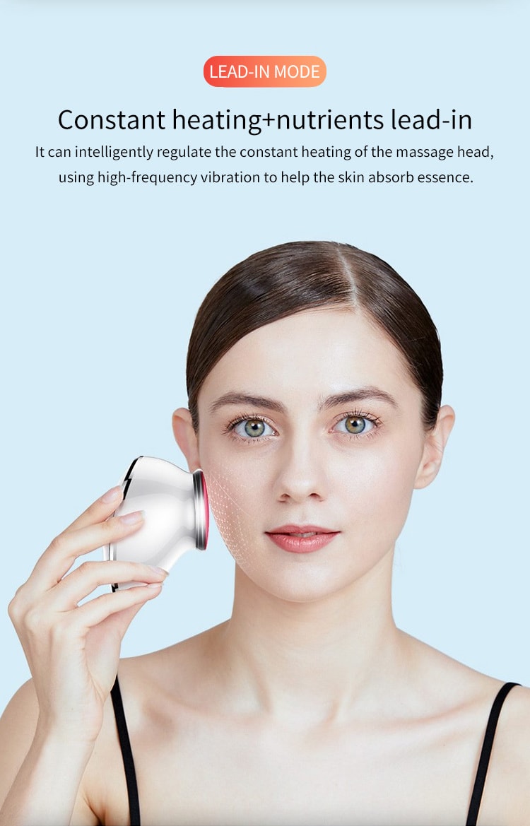 【潔膚嫩膚】KΛKUSΛN 去黑頭潔面溫感美容儀 白色 1件