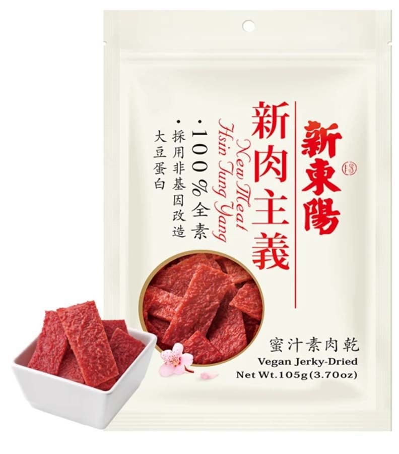 [Taiwan Direct Mail] New Meatism Honey Juice Vegetarian Jerky 105g*3 bags / combo