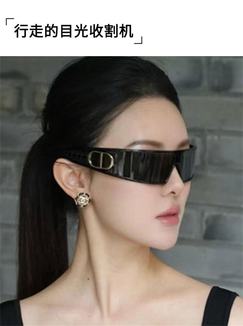 【中国直邮】 亲太太 发箍墨镜女款头箍发卡二合一防紫外线太阳眼镜 黑色框【防紫外线】1个装