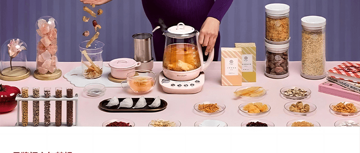 BUYDEEM北鼎 多功能蒸炖锅 隔水蒸炖锅电蒸锅 加大加高不挑餐具 14L G67 双层