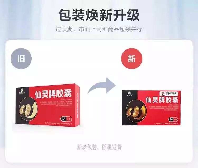 【中国直邮】 罗浮山国药 仙灵脾胶囊 补肾强心、壮阳通痹 0.5g*36粒/盒