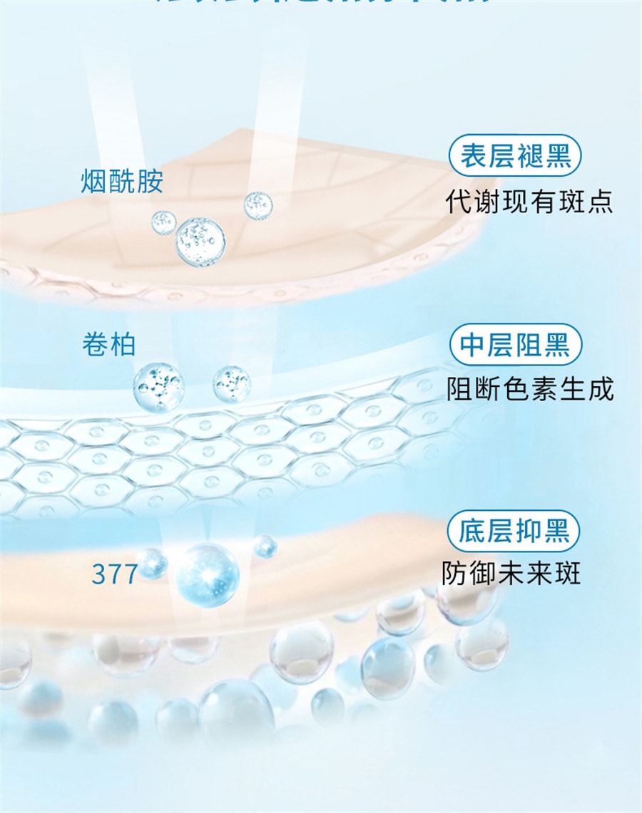 【中国直邮】广药白云山 美白祛斑面膜提亮保湿补水润肌烟酰胺美白面膜抖音同款 300ml/袋