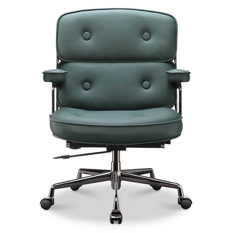 【美国现货】LUXMOD 罗宾椅 墨绿色+烟灰色椅身 西皮 单人位