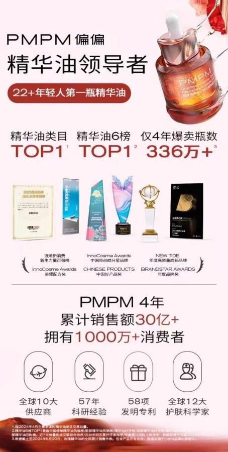 【中国直邮】PMPM玫瑰精华油升级款30ml 面部舒缓修护抗皱紧致保湿精油 面部护肤精华油 年度金妆奖