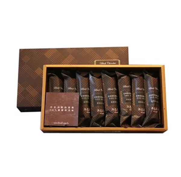 [Taiwan direct mail] 70% Dark Chocolate Egg roll 8 pce / box * Special gift*Popular in Taiwan*