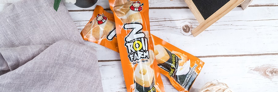 泰國小老闆 Z Roll 烤海苔馬鈴薯卷 奶油沙拉炸蝦口味 72g