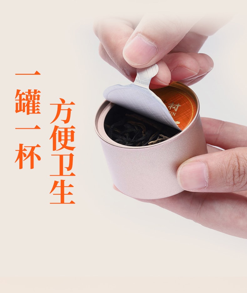 陳皮村 陳李濟 正宗新會陳皮普洱茶(宮廷)小罐茶 新年禮盒裝 96g