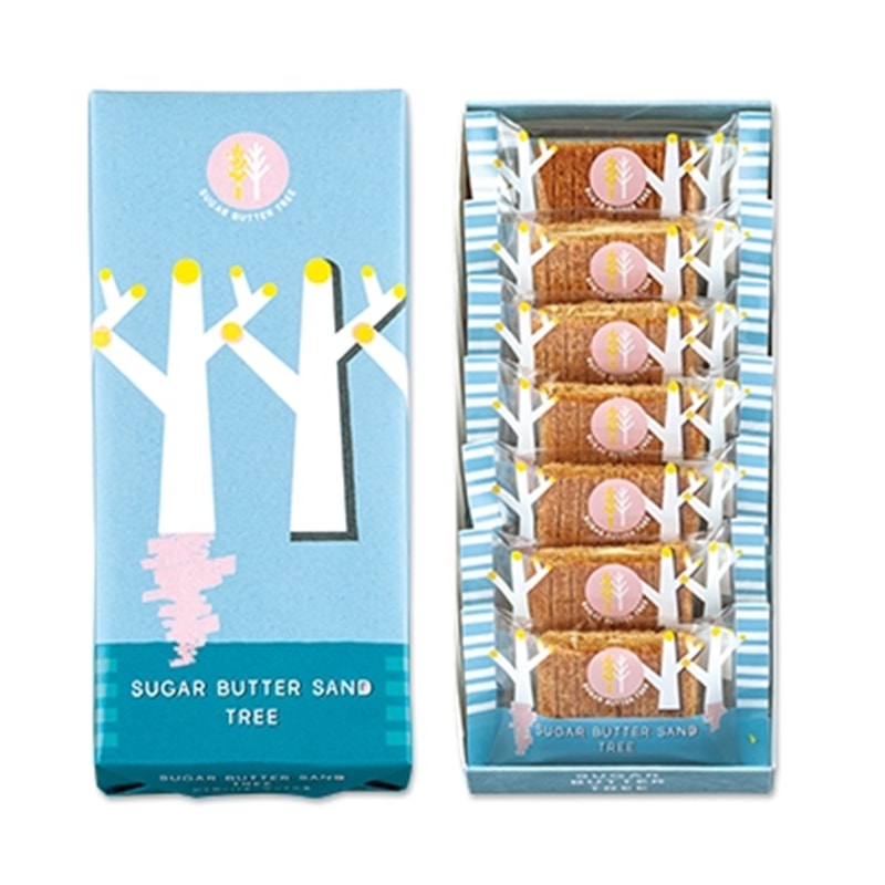 【日本直郵】日本砂糖奶油樹SugarButterTree 白巧穀物夾心餅乾 7枚裝