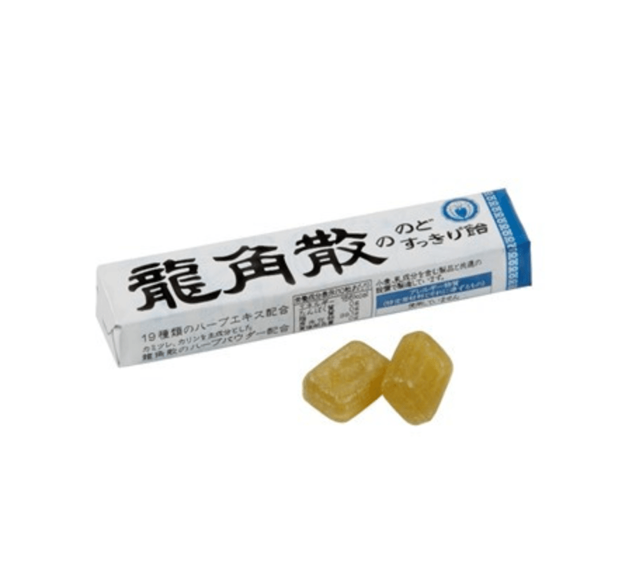 【日本直邮】日本龙角散RYUKAKUSAN 止咳化痰润喉喉糖 薄荷味 42g一条