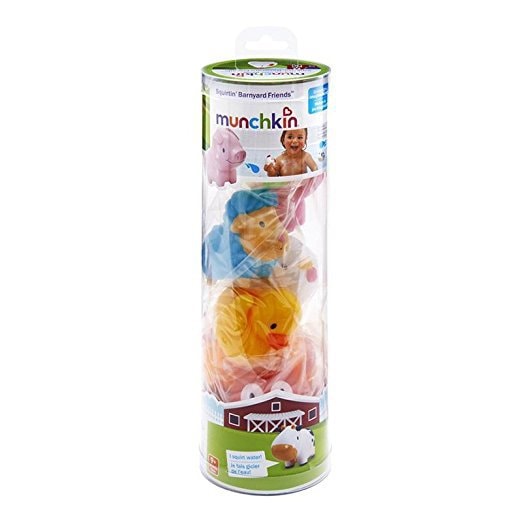 Squirtin Bath Toy Barnyard Friends 8 pieces