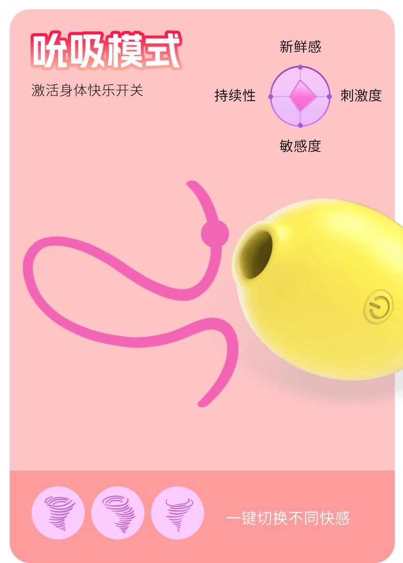 Wearable Insertable Super cute little lemon vibrating egg female masturbator adult wearable ...