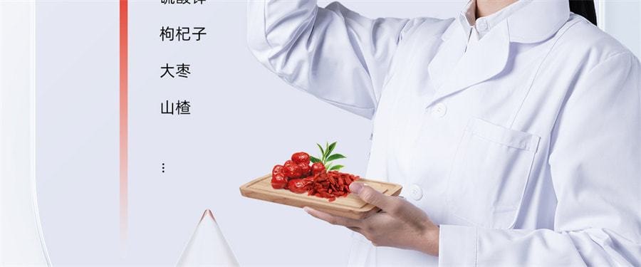 【中国直邮】 红桃K 生血剂补铁补血补气女人贫血补血口服液女性贫血铁剂 口服液10支+片剂10片