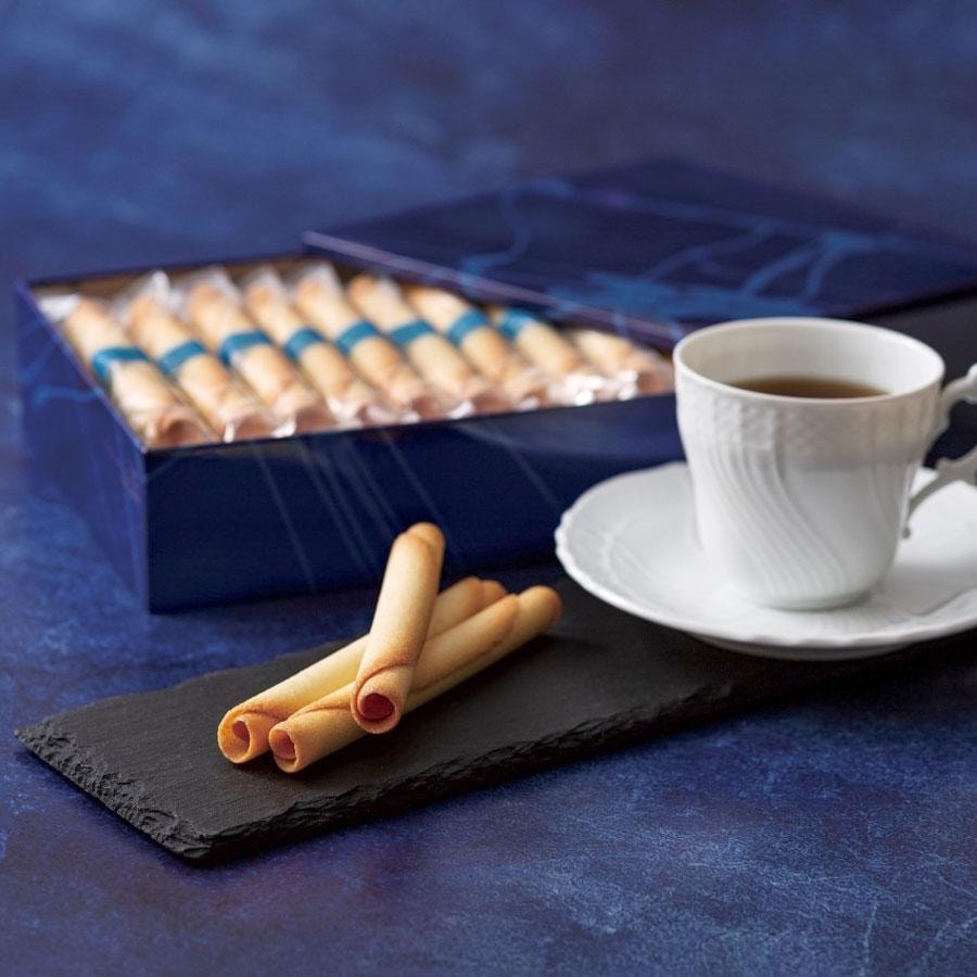 Cigare Butter Waffle Rolls Gift Box 20 Pieces