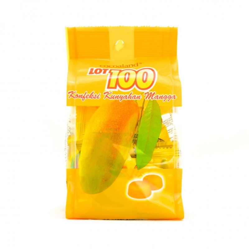 【马来西亚直邮】马来西亚COCOALAND LOT 100一百份 果汁软糖芒果味 150g