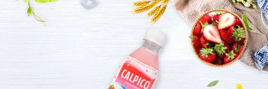 日本CALPICO 無碳酸天然乳酸菌飲 草莓口味 500ml