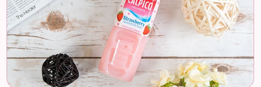 日本CALPICO 無碳酸天然乳酸菌飲 草莓口味 500ml