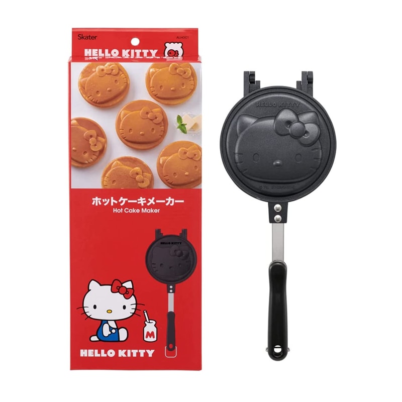 【日本直郵】日本斯凱達 SKATER×HELLO KITTY 鬆餅 鐵盤 不沾鍋 1個裝