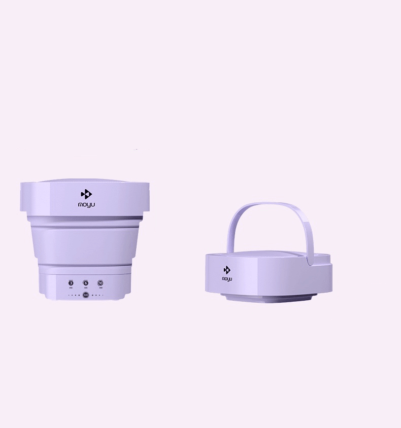 MOYU Mini folding washing machine Small portable underwear washer MINI01-M  purple gauge version 