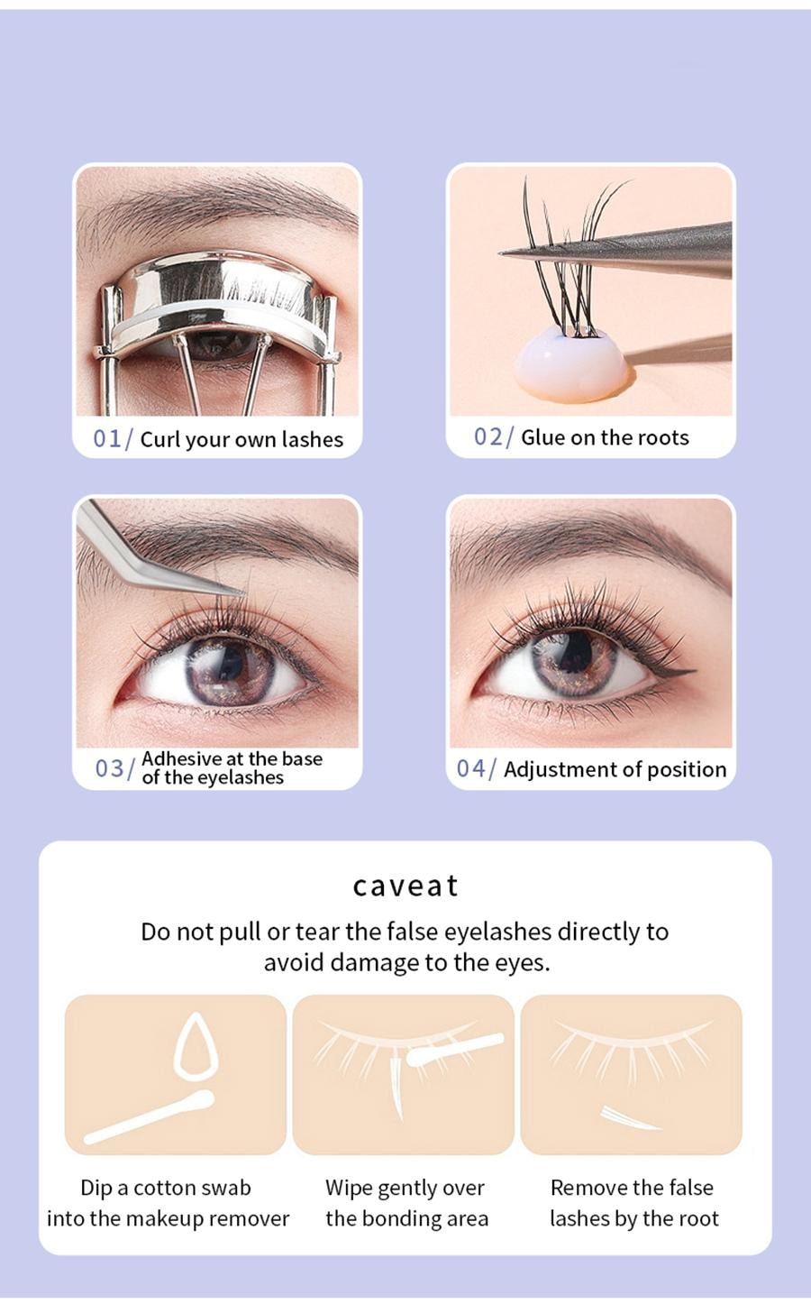  瑪莉安 【官方授權旗艦店】仙子A型+魚尾+下睫毛組合假睫毛 自然生動 3種款式 (新款) 200簇