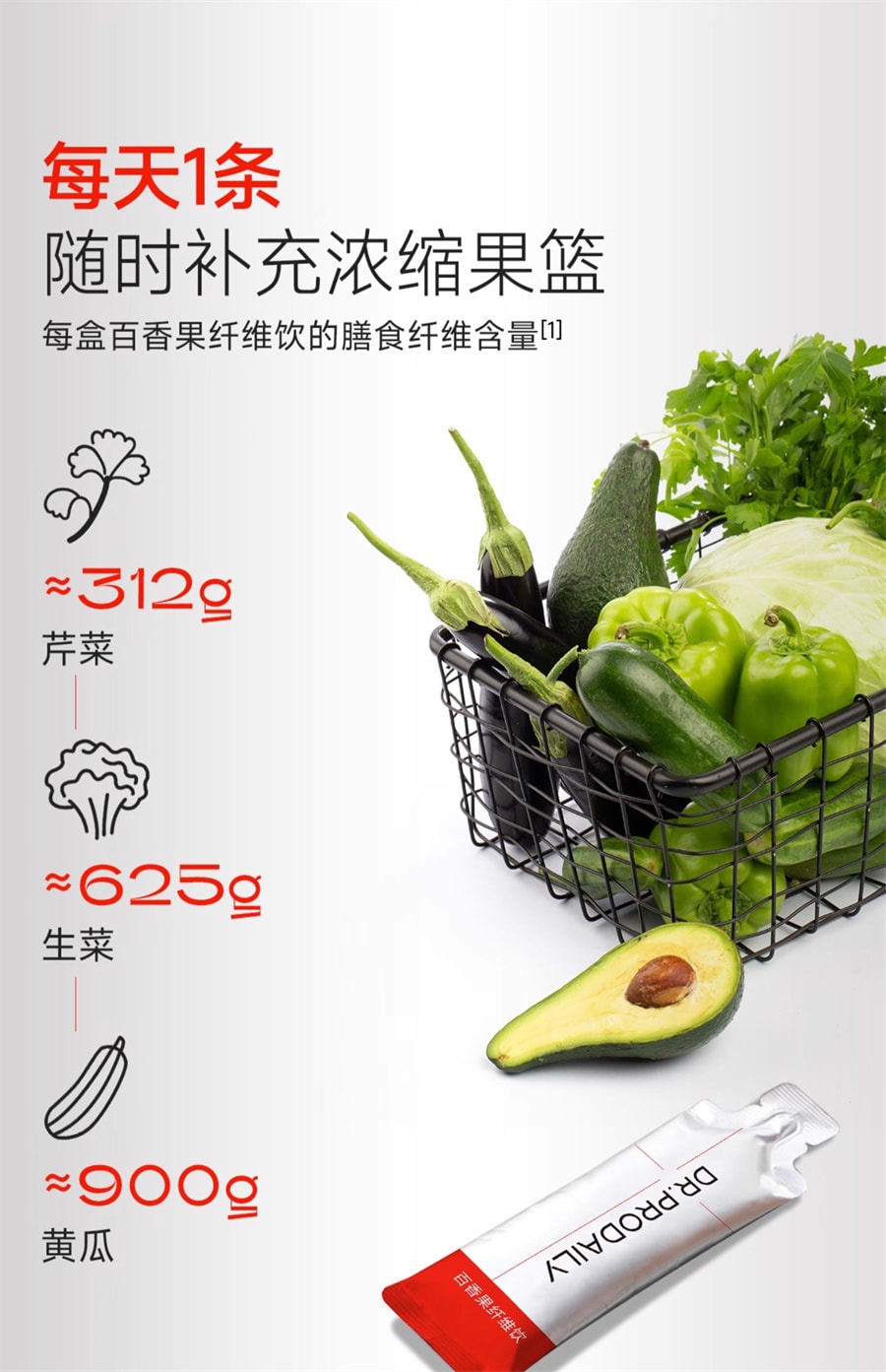 【中国直邮】 每日博士 百香果纤维饮 益生元膳食纤维大餐救星 4盒装(快速通畅)