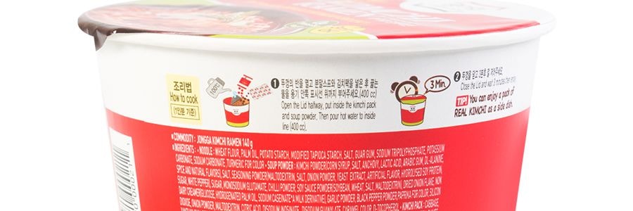 韓國JONGGA 韓式泡菜拉麵 140g