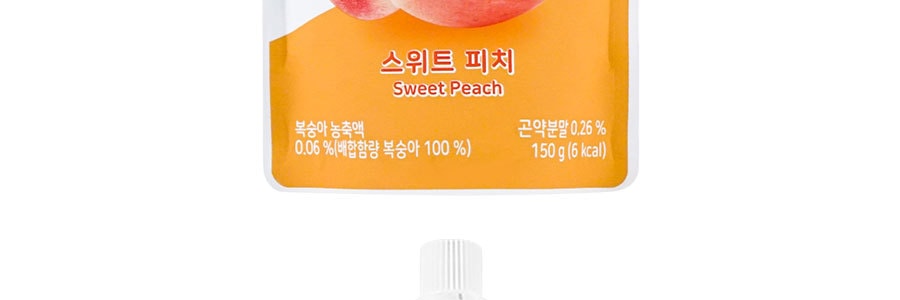Konjac Drink Sweet Peach Flavor Low Calories Drink 150g