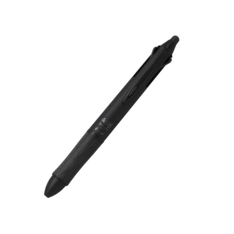 【日本直邮】PILOT木质 0.5 毫米可擦 3 色圆珠笔全黑