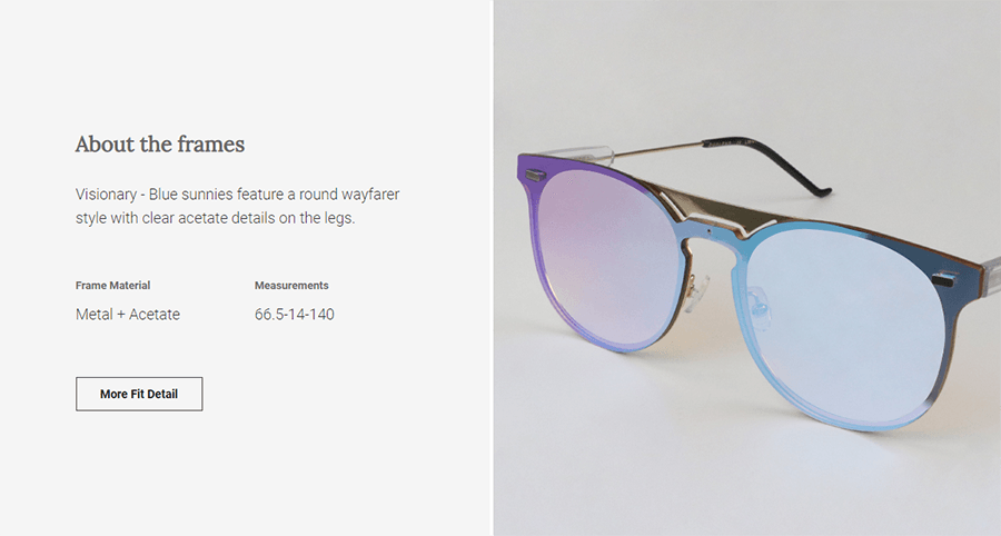 Fashion UV Sunglasses: Visionary - Blue (DL82019 C2)