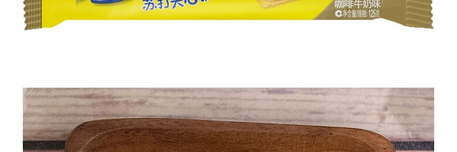 康師傅 3+2蘇打夾心餅乾 咖啡牛奶口味 125g