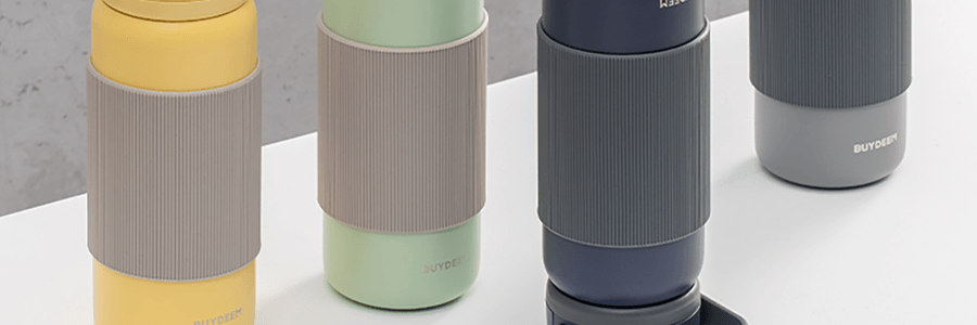 北鼎BUYDEEM 泡茶不锈钢保温瓶保温杯子 CD1011/A4 午夜蓝 350ml【新上线】