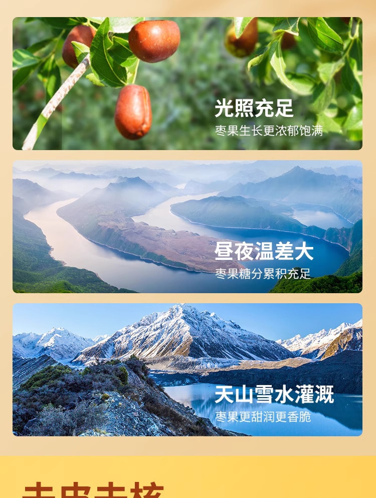 中國 棗致富 去皮無核棗 60克 新疆若羌灰棗無皮紅棗 去核大棗 老少皆宜 多吃也不傷胃