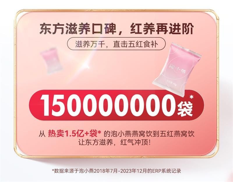 【中国直邮】 泡小燕 燕窝五红汤冻干燕窝银耳饮羹红豆枸杞红枣免煮养生冲泡饮 15g*6包
