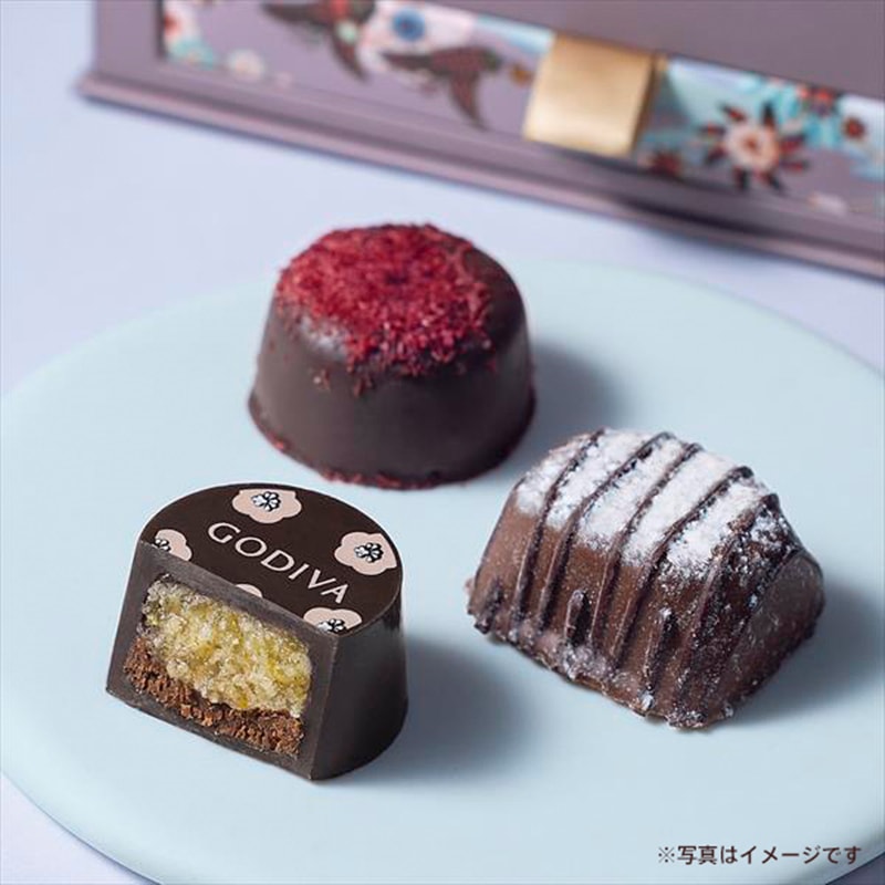 【日本直邮】日本高级巧克力GODIVA 登陆日本50周年纪念化妆盒礼盒 30粒装