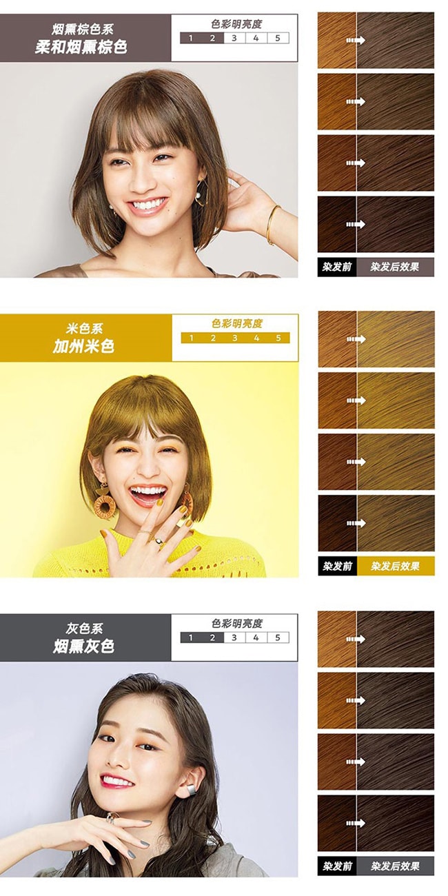 【日本直郵】KAO花王 泡沫染髮劑 黑巧克力 新舊包裝隨機發