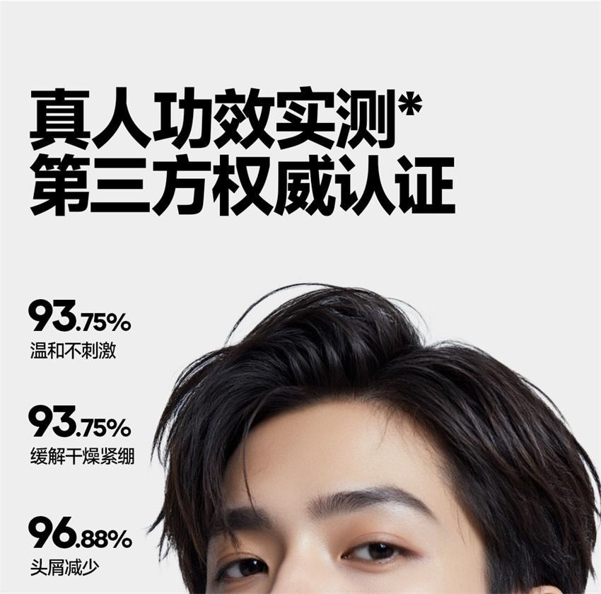 【中国直邮】 oiu 男士控油去屑洗发露 男士去屑洗发水控油蓬松止痒舒缓头皮无硅油 300ml/瓶