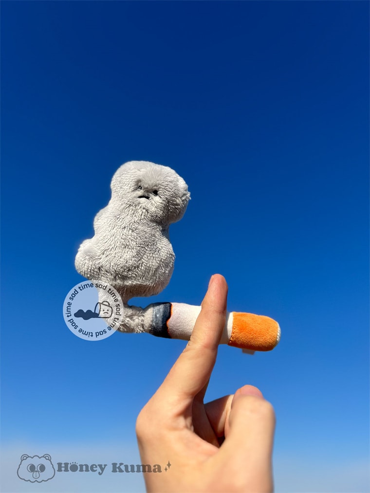 中国直送】HONEY KUMA Sadtime Doll ぬいぐるみペンダント
