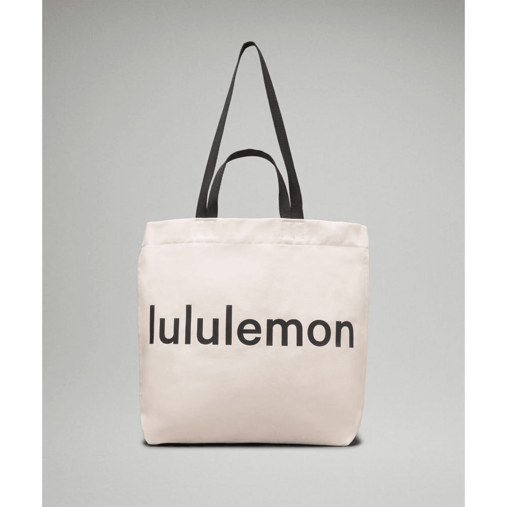 LULULEMON||双手提帆布手提袋 17升||Natural/Black フリーサイズ prod11510011
