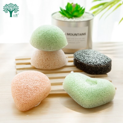 Collection Konjac face wash ball face wash cleansing ball thickening konjac sponge foaming ball deep cleaning
