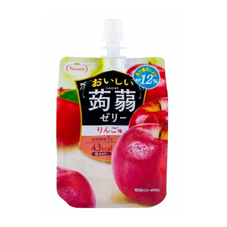 【日本直郵】TARAMI 多良見 低卡 魔芋果汁果凍 蘋果口味 150g