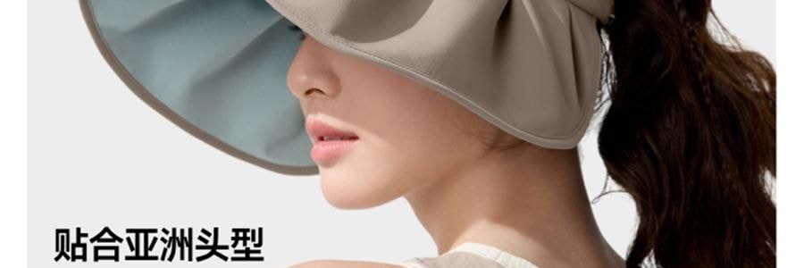 BENEUNDER蕉下 女士贝壳防晒帽子 夏季遮阳帽空顶防晒帽防紫外线 蜂蜜黄55-58cm