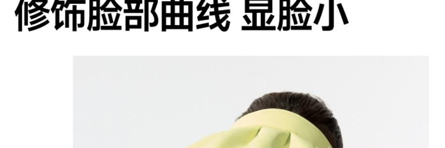 BENEUNDER蕉下 女士贝壳防晒帽子 夏季遮阳帽空顶防晒帽防紫外线 蜂蜜黄55-58cm